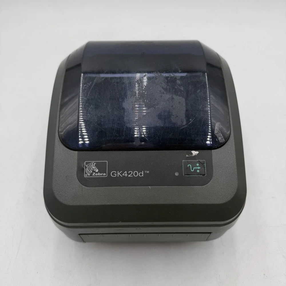 Zebra GK420d USB Parallel Serial DT Label Barcode Printer No Power Supply PARTS